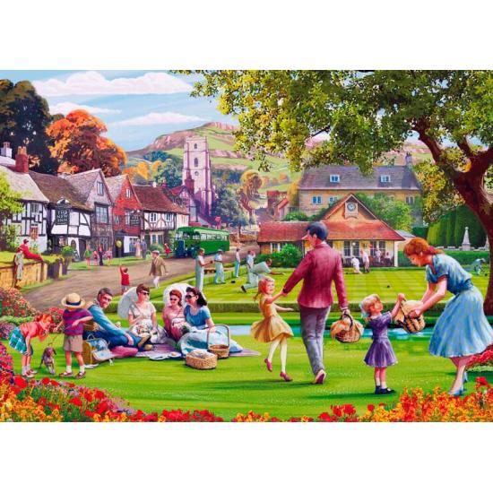 Puzzle Gibsons Piquenique no Jardim 1000 Peças