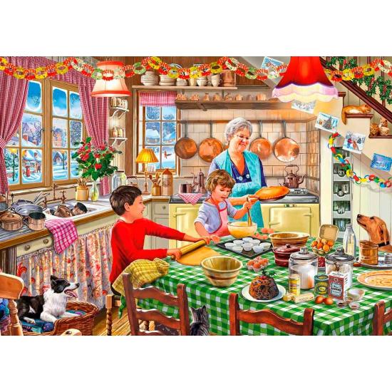 Puzzle de preparações de Natal Gibsons 500 Pzs XXL