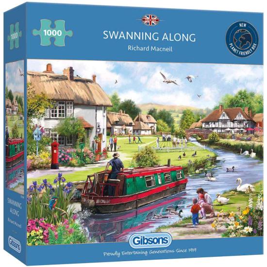 Gibsons Tour com Puzzle de 1000 peças de cisnes