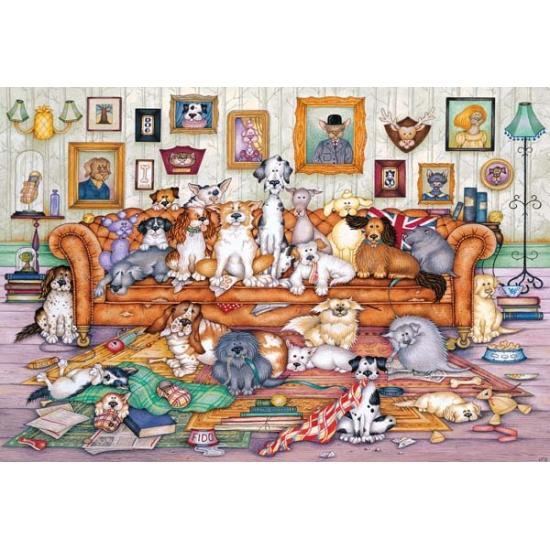 Puzzle Gibsons Dog Meeting 500 peças