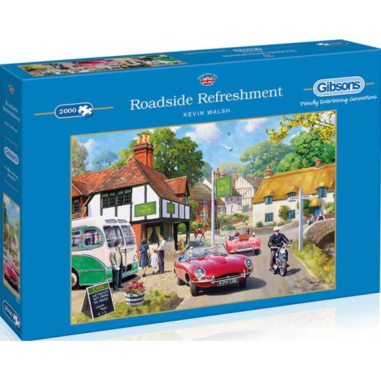 Puzzle Gibsons A Soda on the Road 2000 Peças