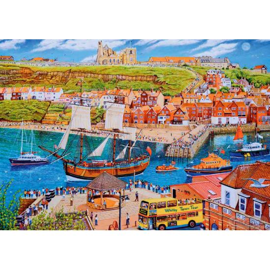 Puzzle Gibsons Veleiro Endeavor Whitby 500 peças
