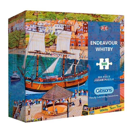 Puzzle Gibsons Veleiro Endeavor Whitby 500 peças