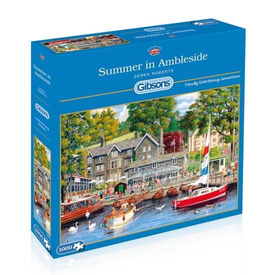 Gibsons Summer in Ambleside 1000 Piece Puzzle