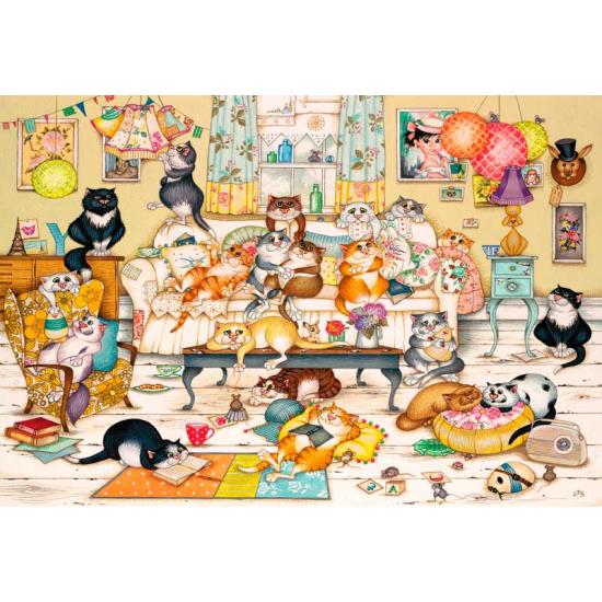 Puzzle Gibsons Family Life 500 peças