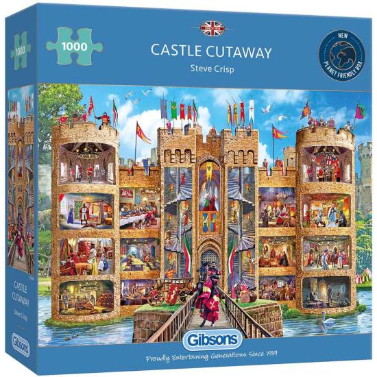Gibsons Vistas Interiores do Castelo de 1000 Peças Puzzle Gibsons Vistas Interiores do Castelo de 1000 Peças Puzzle