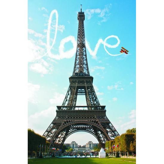 Puzzle Gold Love in Paris 1000 peças