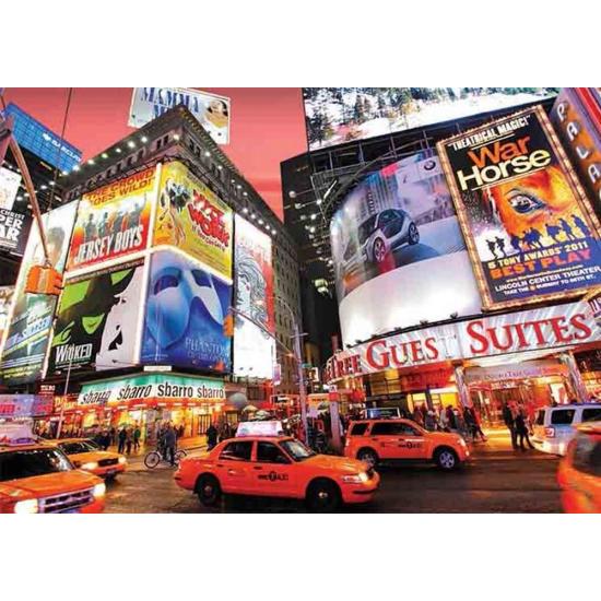 Puzzle Gold Broadway, Times Square, Nova York de 1500 peças