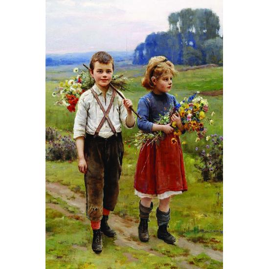 Puzzle Meninos de Ouro na Estrada 500 Peças