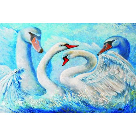 Cisnes de Puzzle Gold de 1000 peças