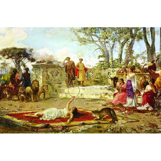 Puzzle de 1000 peças de treinamento de leões de ouro Puzzle de 1000 peças de treinamento de leões de ouro