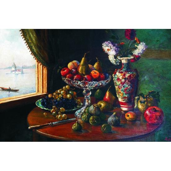 Puzzle de natureza morta de ouro 1000 peças