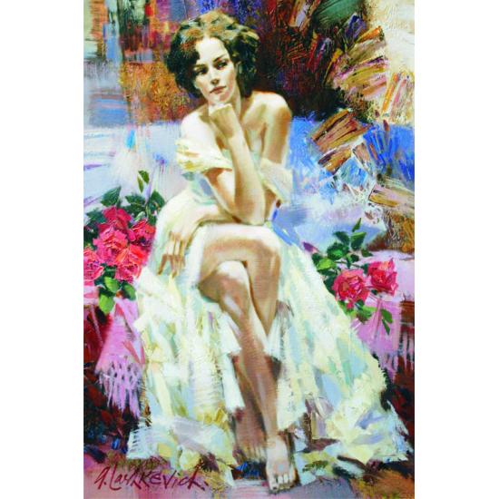 Puzzle Gold rosas 1500 peças