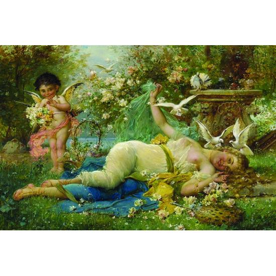 Puzzle Ouro Vênus e Cupido de 2000 Peças Puzzle Ouro Vênus e Cupido de 2000 Peças