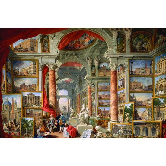 Puzzle Vista Dourada da Roma Moderna 2.000 Peças