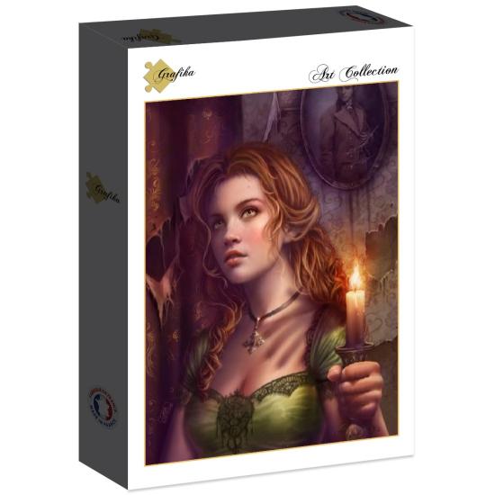 Puzzle Grafika à luz de uma vela de 2000 peças