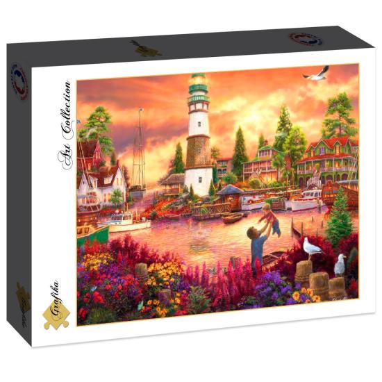 Puzzle Grafika Parental Love no Porto de 2000 Peças