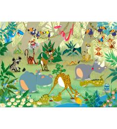 Puzzle Grafika Animals in the Jungle 2000 peças