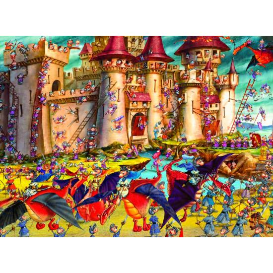 Puzzle Grafika Cerco do Castelo Fortificado de 2000 Peças Puzzle Grafika Cerco do Castelo Fortificado de 2000 Peças