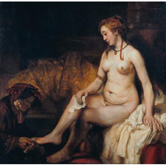 Puzzle Grafika Bathsheba em seu banho 1000 peças