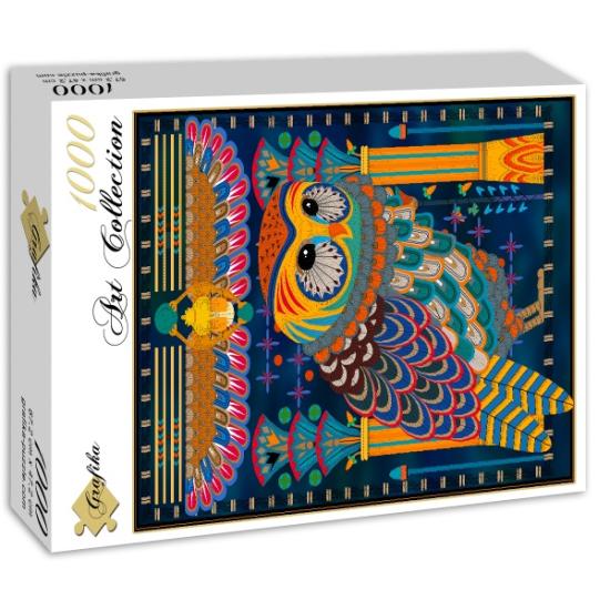 Puzzle Grafika Coruja Egípcia 1000 Peças