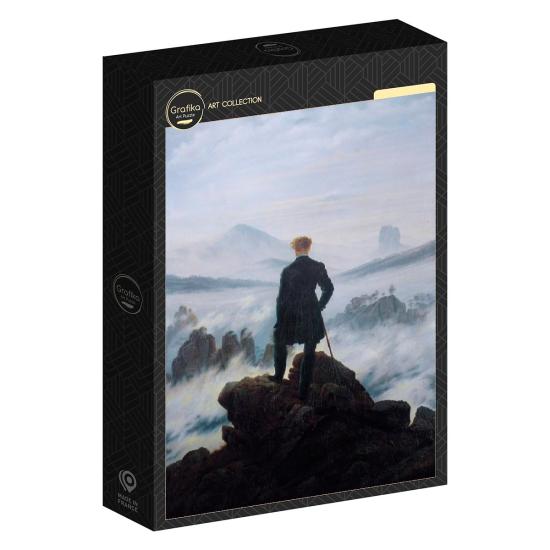 Puzzle Grafika Andarilho acima do Mar de Neblina de 1000 Peças