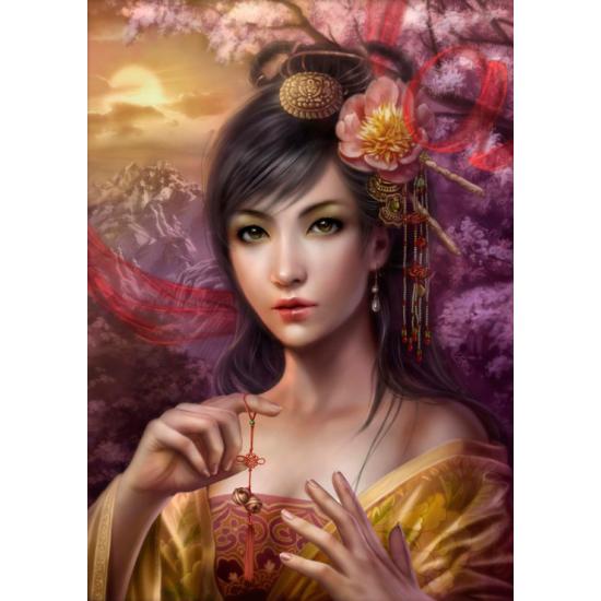 Puzzle Grafika Songs Under the Cherry Tree 1000 peças