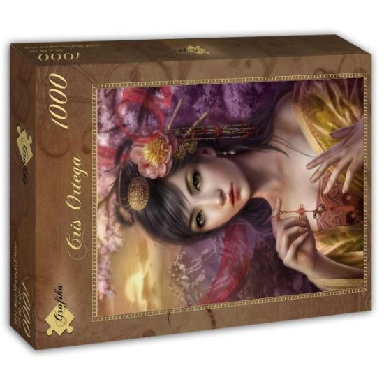 Puzzle Grafika Songs Under the Cherry Tree 1000 peças