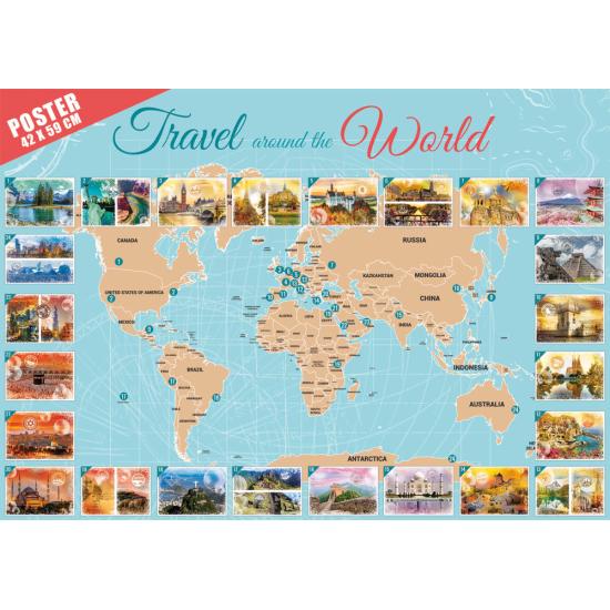 Puzzle Grafika viajando ao redor do mundo 48.000 peças