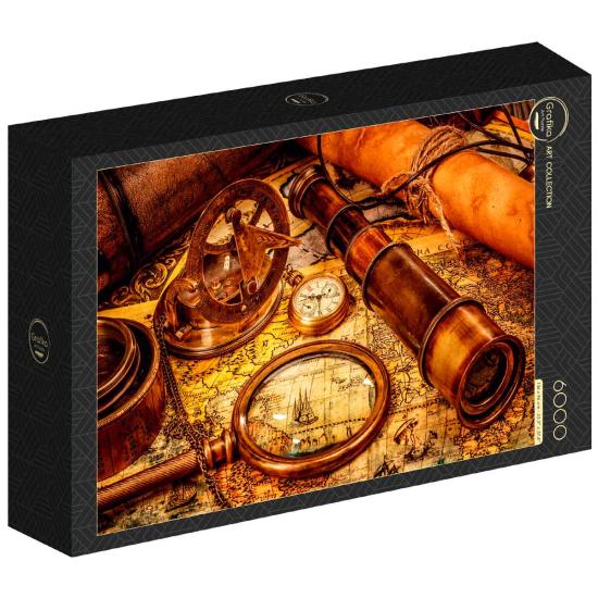 Puzzle Grafika Carta de Navegação Antiga 6000 Peças