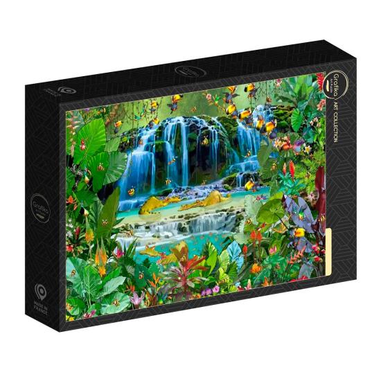 Puzzle Grafika Cachoeira de 1000 Peças