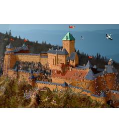 Puzzle Grafika Castelo de Haut-Koenigsbourg de 1000 Peças