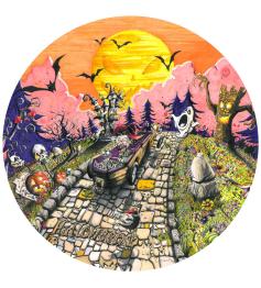 Puzzle Grafika Redondo Halloween de 501 Peças