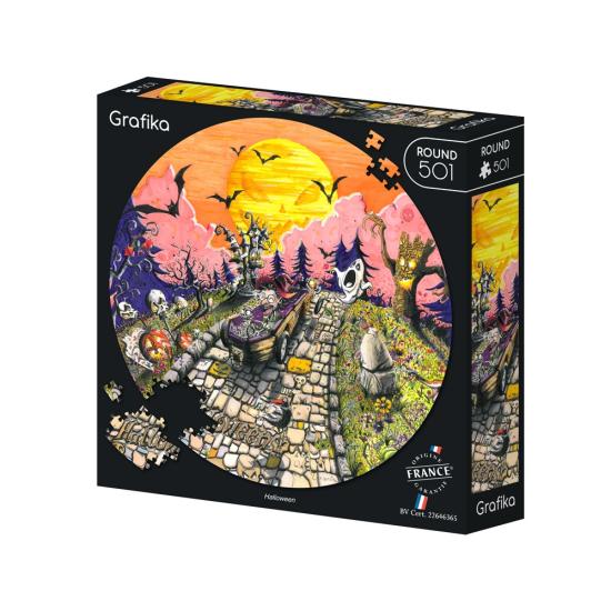 Puzzle Grafika Redondo Halloween de 501 Peças