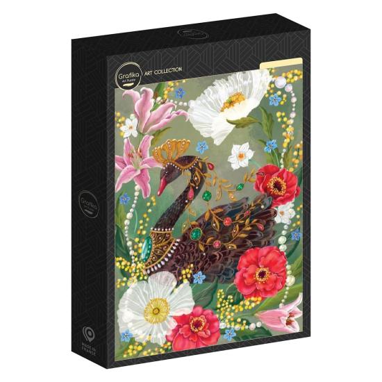 Puzzle Grafika Cisne Negro E Pérolas de 500 Peças