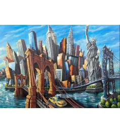 Puzzle Grafika Cidade Dos Sonhos 1000 Peças