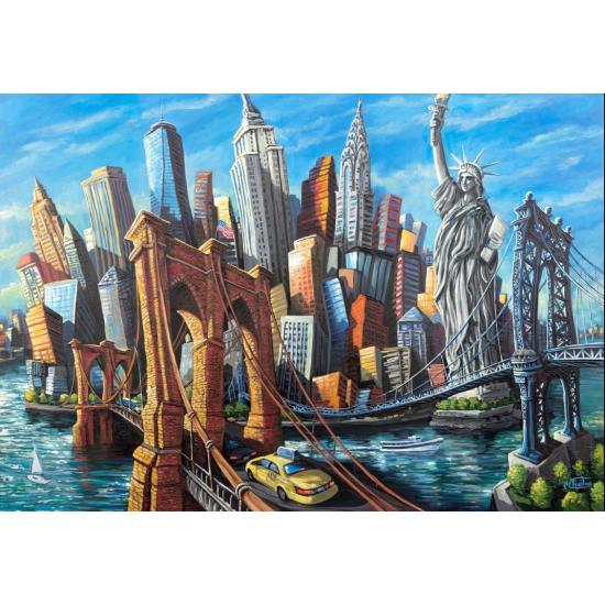 Puzzle Grafika Cidade Dos Sonhos 1000 Peças