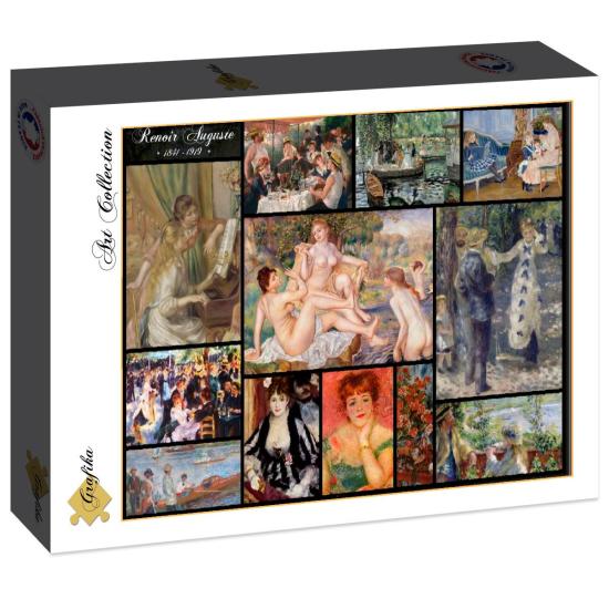 Puzzle Grafika Colagem de Auguste Renoir de 2000 Peças Puzzle Grafika Colagem de Auguste Renoir de 2000 Peças