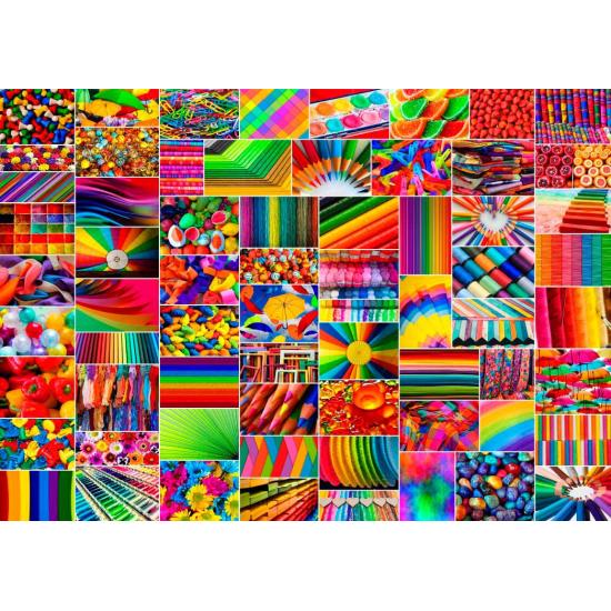 Puzzle Grafika Colagem de Cores de 2000 Pçs Puzzle Grafika Colagem de Cores de 2000 Pçs