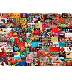 Puzzle Grafika Colagem de Costura de 3000 Peças