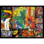 Puzzle Grafika Colagem de Franz Marc de 2000 Peças