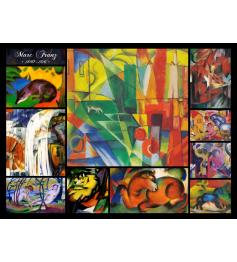 Puzzle Grafika Colagem de Franz Marc de 2000 Peças