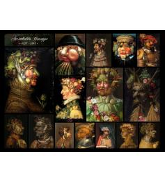 Puzzle Grafika Colagem de Giuseppe Arcimboldo de 2000 Peças