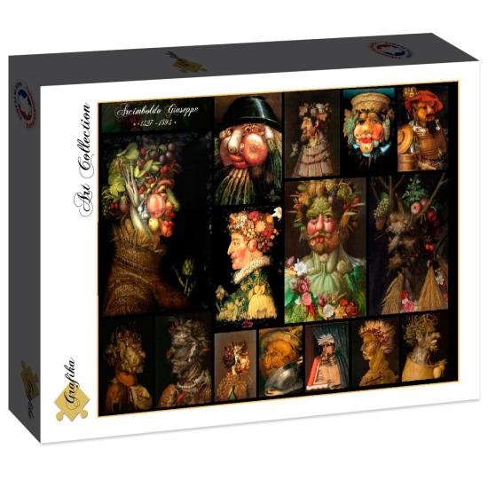 Puzzle Grafika Colagem de Giuseppe Arcimboldo de 2000 Peças
