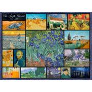 Puzzle Grafika Colagem  Vincent Van Gogh de 2000 Pçs