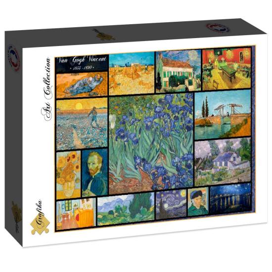 Puzzle Grafika Colagem  Vincent Van Gogh de 2000 Pçs