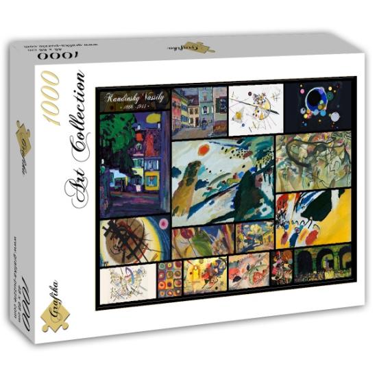 Colagem de Puzzle Grafika de Wassily Kandinsky de 1000 pe