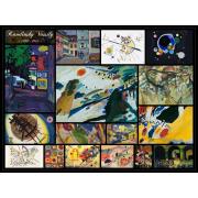 Puzzle Grafika Colagem de Wassily Kandinsky de 2000 Peças