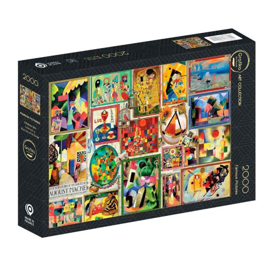 Puzzle Grafika Pinturas Famosas de 2000 Peças