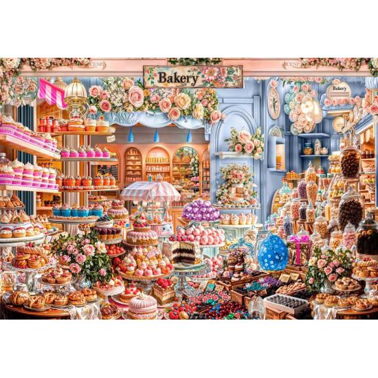 Puzzle Grafika Cupcakes E Doces de 1000 Peças